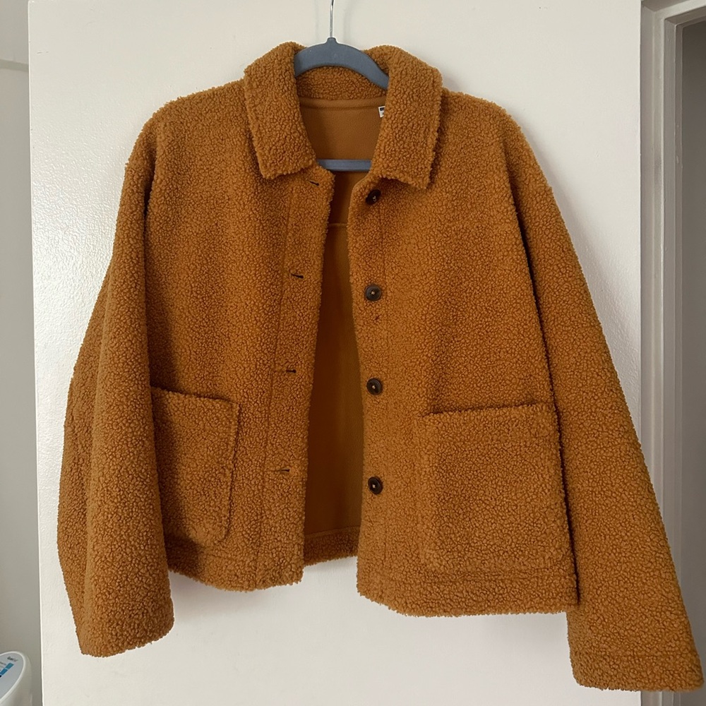 Uniqlo Fleece Sherpa Teddy Jacket